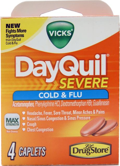 Dayquil Severe Cold and Flu 4ct Caplet