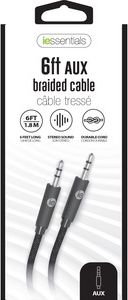 Mizco iEssentials 6ft Braided Auxiliary Cable