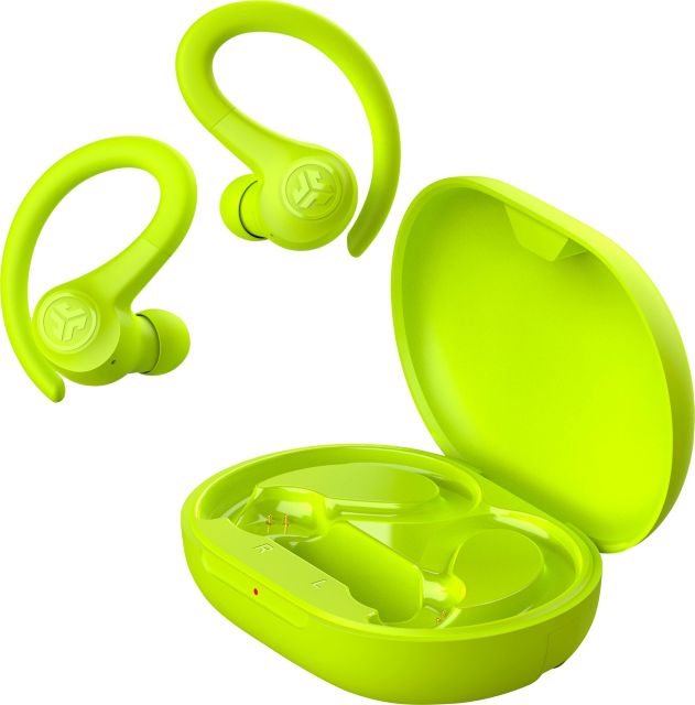 JLab - GO Air Sport True Wireless Earbuds- NEON YELLOW .  - ONLINE ONLY
