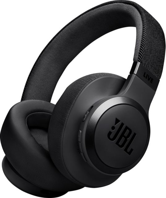 JBL Live 770NC Wireless Noise Cancelling Over-Ear Headphones, Black