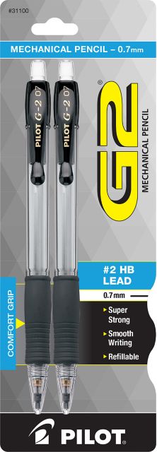 PENCIL G2 .7MM 2PK