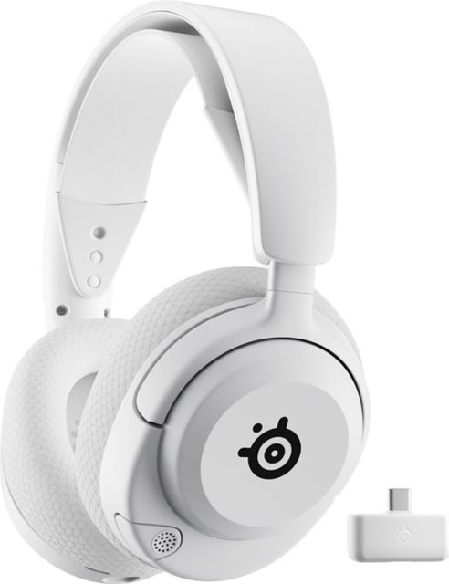SteelSeries Arctis Nova 5 Wireless Gaming Headset for PC, PS5, and PS4 (White)