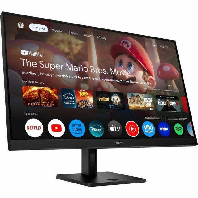 HP OMEN 31.5'' 4K UHD 144Hz Gaming Monitor, Black