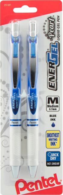 ENERGEL PEARL .7MM BLUE 2 PK